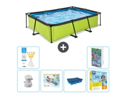 Piscina Exit Retangular 300x200x65 Cm 5 peças S291 EXIT TOYS