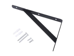Suporte Triangular Para Prateleira, Aço Inoxidável, Reforçado