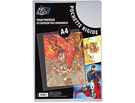 Pasta De Proteção Art Go A4 Plástico Rígido Mistura Adulto