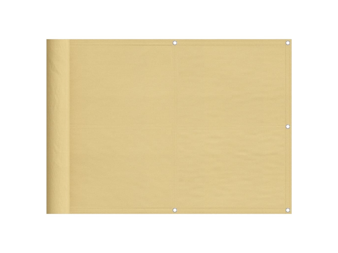 Balcony Screen, Balcony Screens Vidaxl Marrom Poliéster (75 X 500 Cm)