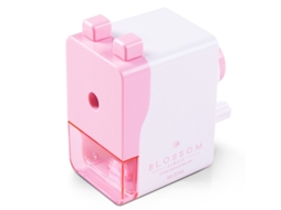 Lurelia Apontador De Lápis Manual Rosa, Sucção Automática, Plástico, 9x9x5 Cm