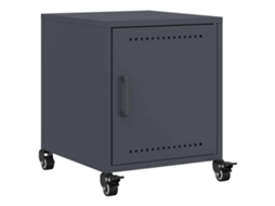 Mesa de Cabeceira 36x39x43,5 Cm Aço Antracite MAISON EXCLUSIVE