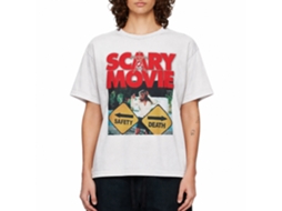 Rockinstone Scary Movie Paths White T-shirt Size:m