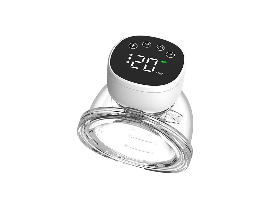 Bomba De Leite Elétrica Preta Wearable 800ml Ultra Silenciosa Mãos Livres Recarregável Alta Capacidade Amamentação