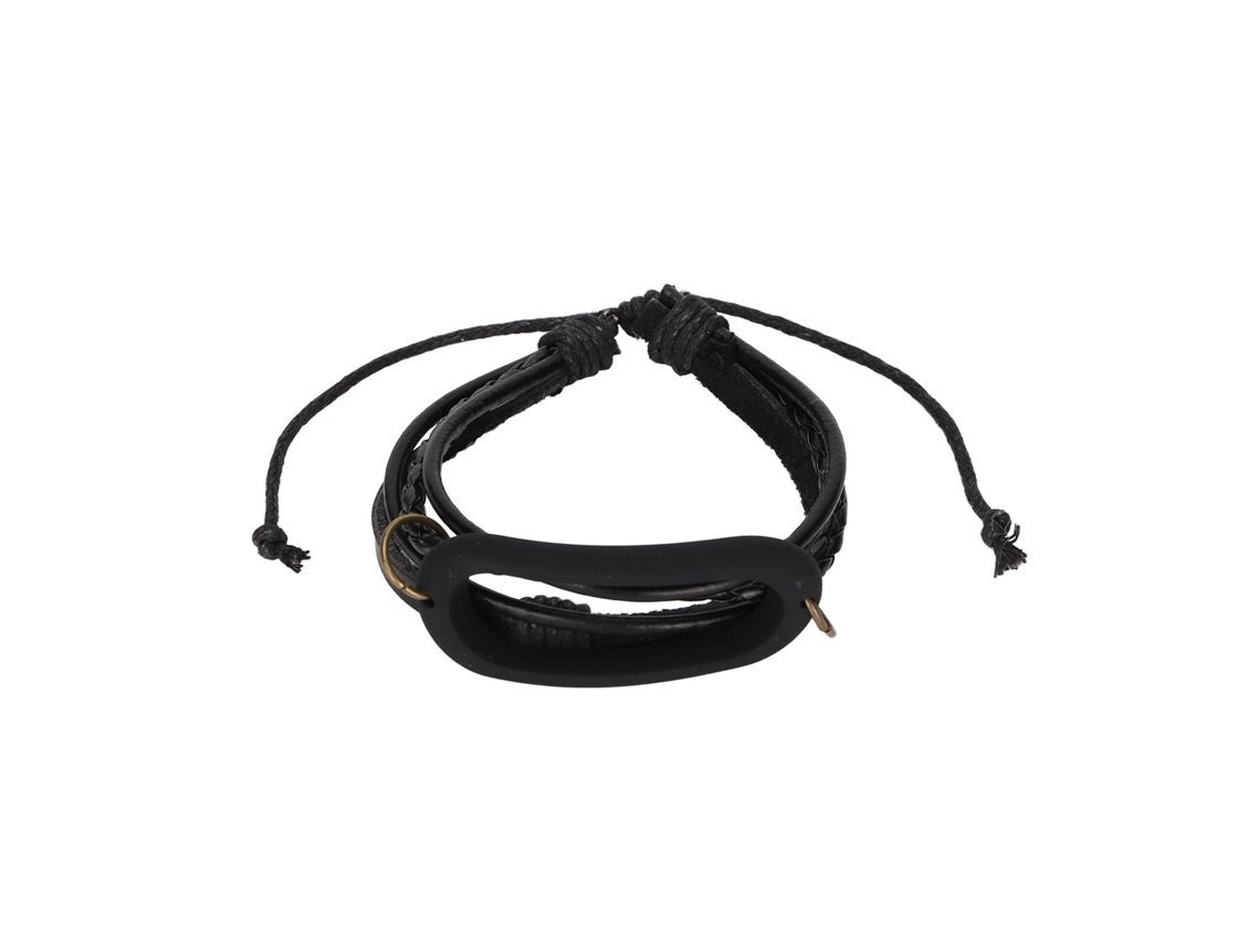 Pulsera retro de cuero DIY para Xiaomi Mi Band 6/6 NFC, negra de moda, actualización