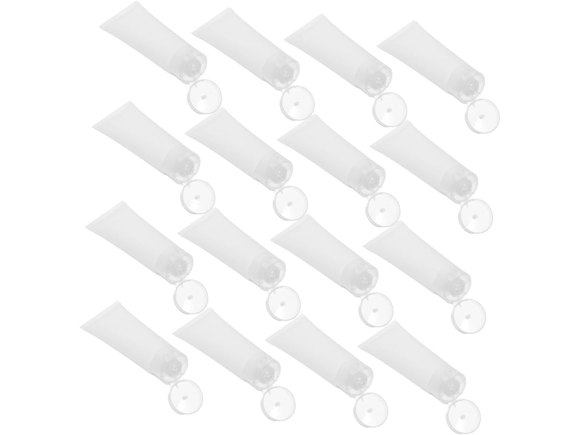 De 50 Tubos Transparentes Recarregáveis Para Loção E Creme, Frascos Cosméticos Para Viagem.