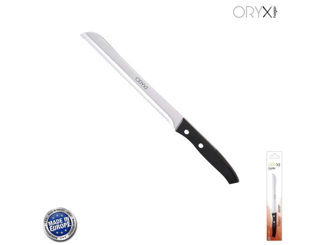Faca de Cozinha Aspen Panero Lâmina Em Aço Inox 19 cm Preto ORYX