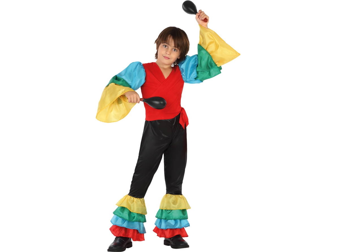 Fantasia - Dançarino De Rumba - Menino - 5 Anos - Preto - Carnaval