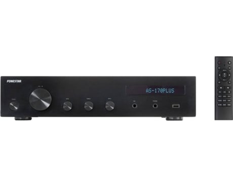 Amplificador Stereo FONESTAR AS-170PLUS (2 Canais - 160 W - Bluetooth)