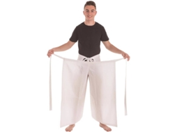 Calças DISFRAZZES De Capoeira Brancas (Tam: XL)