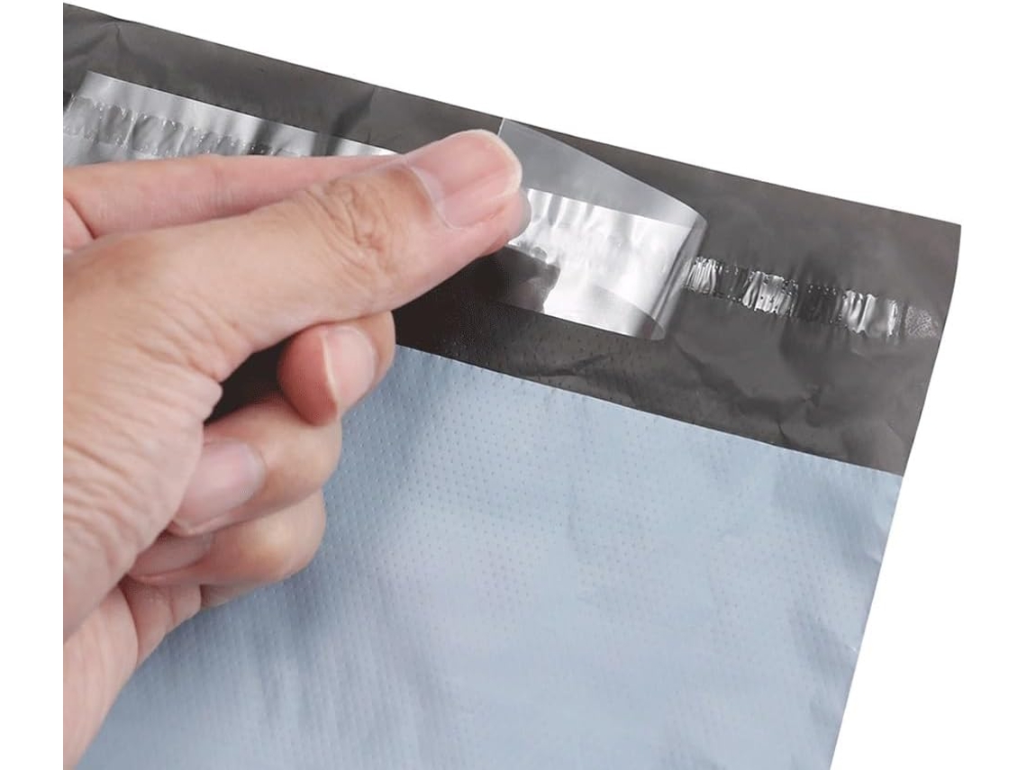 100 Peças Sac De Courrier Blanc, Para Sacs Rangement Denveloppe Express Dexpédition Joint Auto-adhésif