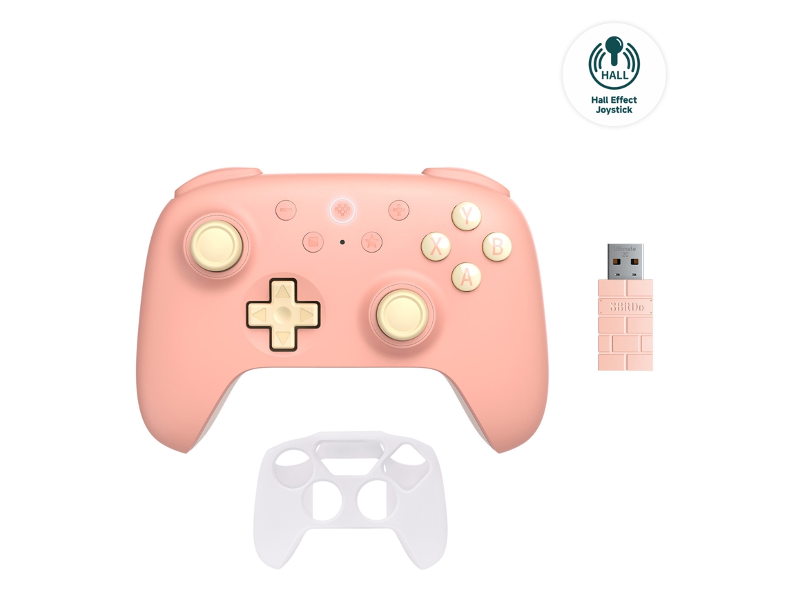 Controle Sem Fio Ultimate 2c, Nova Cor Pêssego, Compatível Com Pc Windows 10/11, Steam Deck, Android E Raspberry Pi. Aeuzwr