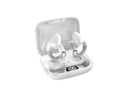 Auriculares Bluetooth True Wireless Não Entram na Orelha Condução Aérea de Condução Óssea com Clipe de Ouvido