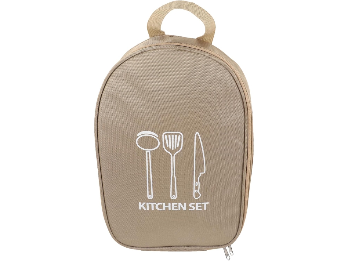 Bolsa para Talheres de Camping Inoomp, para Churrasco, Leve e Compacta, Perfeita para Camping, Trilhas e Piqueniques. CHABERLU