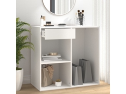 Vidaxl Armário De Cosmética 80x40x75 Cm Derivados De Madeira Branco