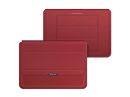Bolsa De Pulso Universal 4 Em 1 Para Laptop Com Proteção Impermeável Em Pu, Tamanho: 15/16 Polegadas (vermelha)