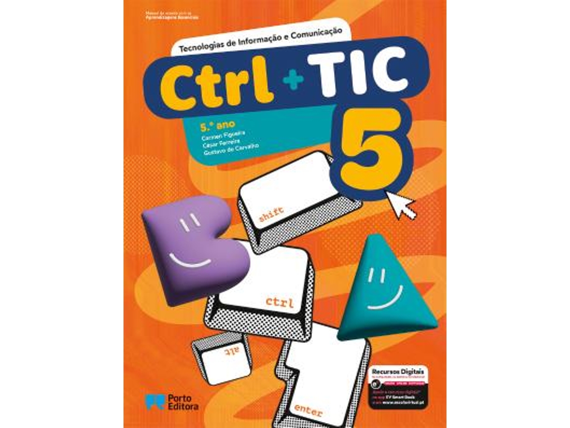 Ctrl + Tic - Tecnologias De Informação E Comunicação - 5.º Ano Manual 2026