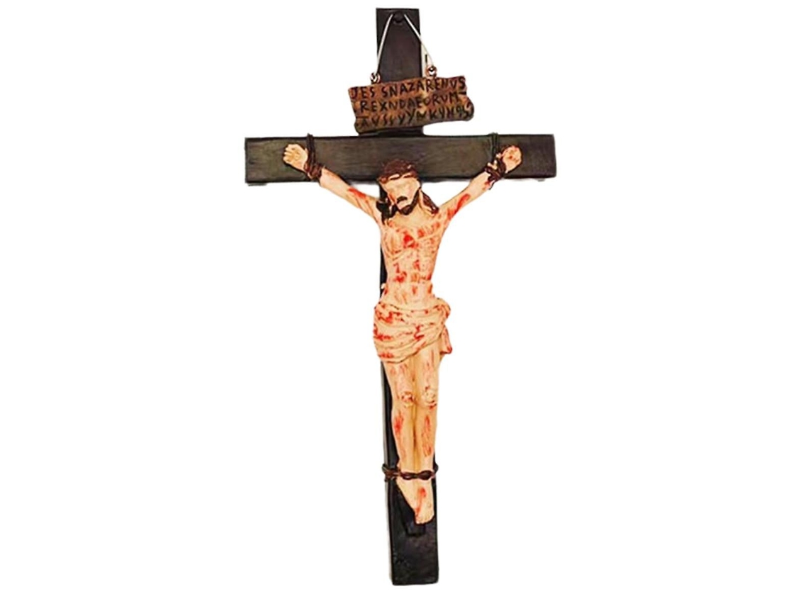 Estátua De Jesus Crucifixo Decoração De Parede Jesus Cristo Decoração Católica Para Casa Coleção Religiosa Resina Slowmoose