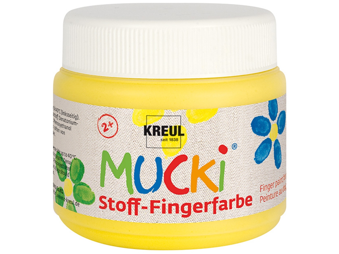 Tinta de Dedo em Tecido KREUL Mucki Rosa 150 Ml