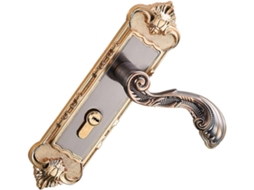 Maçaneta De Porta Quarto Vintage Em Liga Alumínio, Estilo Europeu