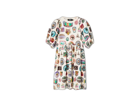 Vestido DESIGUAL Mulher (Multicor - XS)