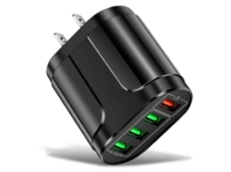 Adaptador Usb 4 Portas LAXISCREED Carregamento Rápido