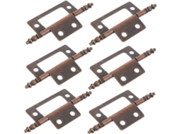 Dobradiças De Ferro Para Armários, Conjunto Com 6 Unidades,
