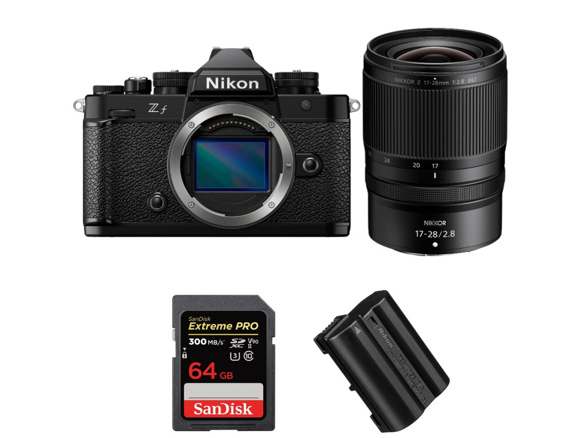 Zf + 17 28mm F/2.8 + 1 Sandisk 64gb Uhs ii 300mb/s + 1 Nikon En el15c + Ebook “20 Dicas para Fotos Que Impressionam” NIKON