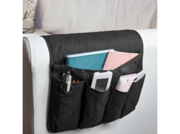 Lurelia Bolsa De Cabeceira, Para Sofá, 88x33 Cm, Preto