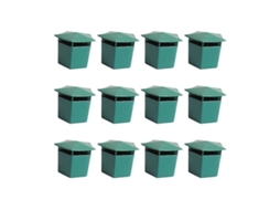 Conjunto de 12 armadilhas orgânicas para caracóis, seguras