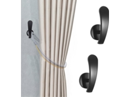 Acessórios Para Pendurar Cortinas Com Desconto, Conjunto De 2 Ganchos De Parede. Aquaforge