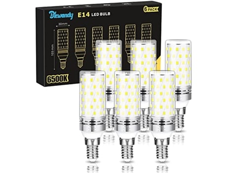 Lâmpada LED BLEWANDY (6 Unidades - 12 W - Casquilho: E27 - 1200lm)