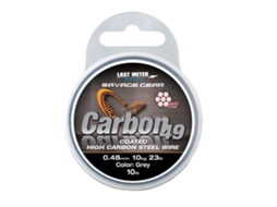 Linha Aço Carbon49 Steelwire 10 M Transparente 0.480 Mmsavage Gear