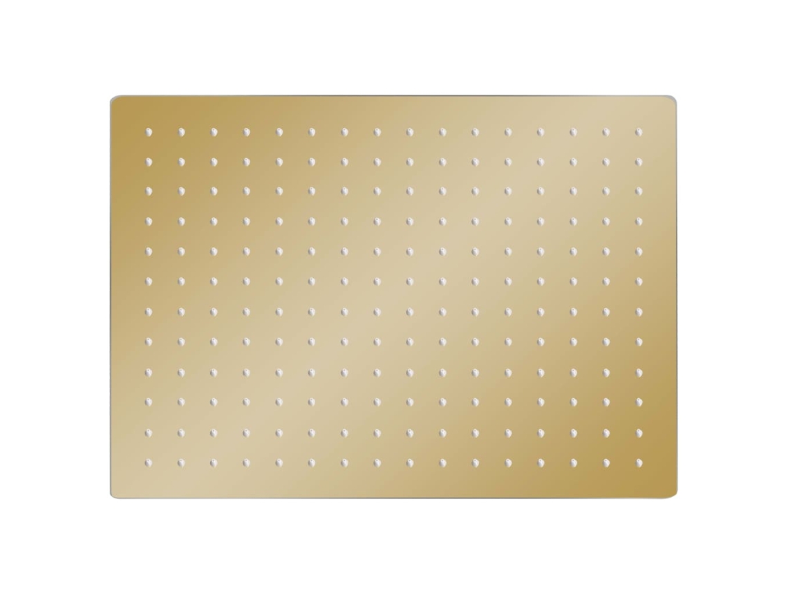 Cabeça de Chuveiro Retangular Aço Inoxidável Dourado MAISON EXCLUSIVE (40x30 cm)