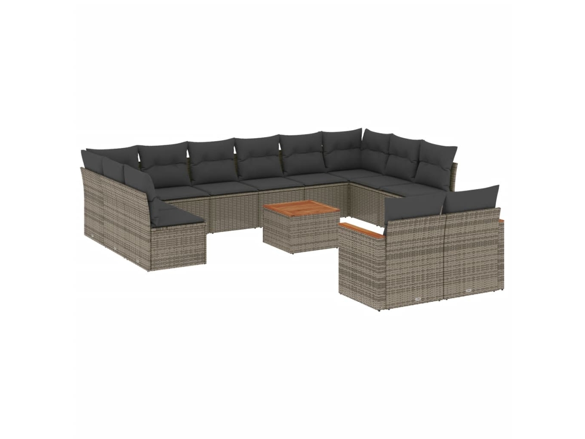 Garden Sofa Set, Garden Sofa Sets Vidaxl Cinzeto Rattan / Vime (n/a)