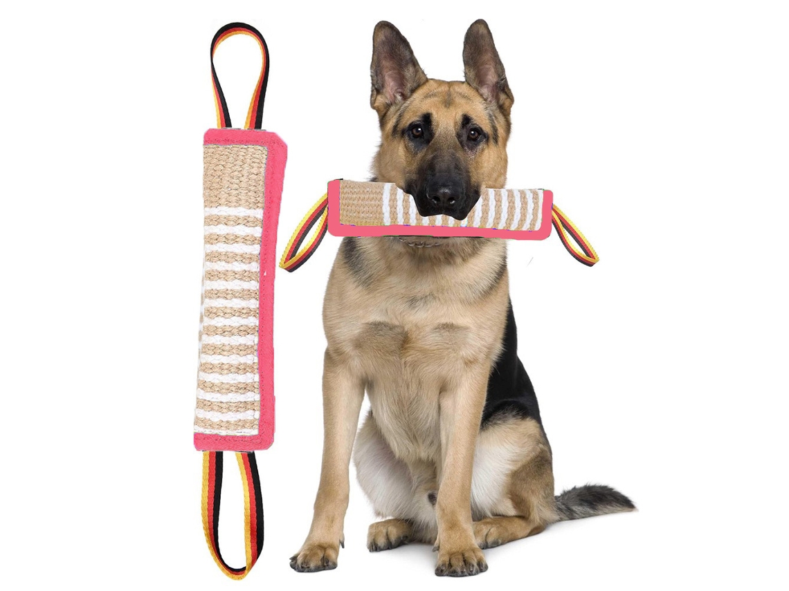 Brinquedo de Treinamento para Cães, Resistentes.para Cabo de Guerra Filhotes Aliviar a Dentição Digitallab Rosa 2pc