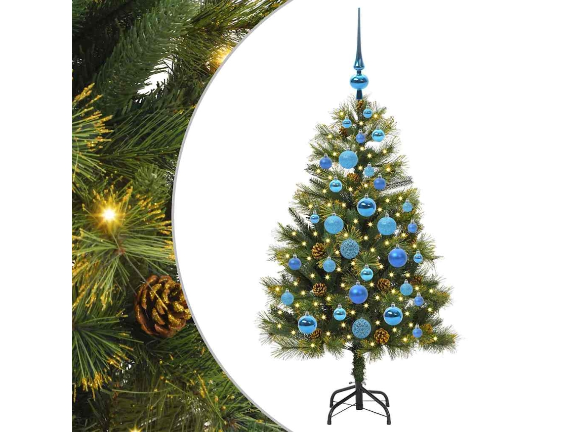 Conjunto 1 Árvore De Natal Artificial Vidaxl Verde Pvc (120 Cm)
