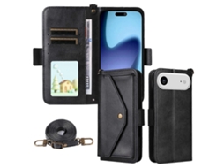 Capa De Celular De Couro Bovino Com Compartimentos Para Vários Cartões