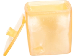 Porta, Algodão com 4 Compartimentos, Palitos, Caixa de Ferramentas Elegante, Organizador de Mesa BRILVIBERA
