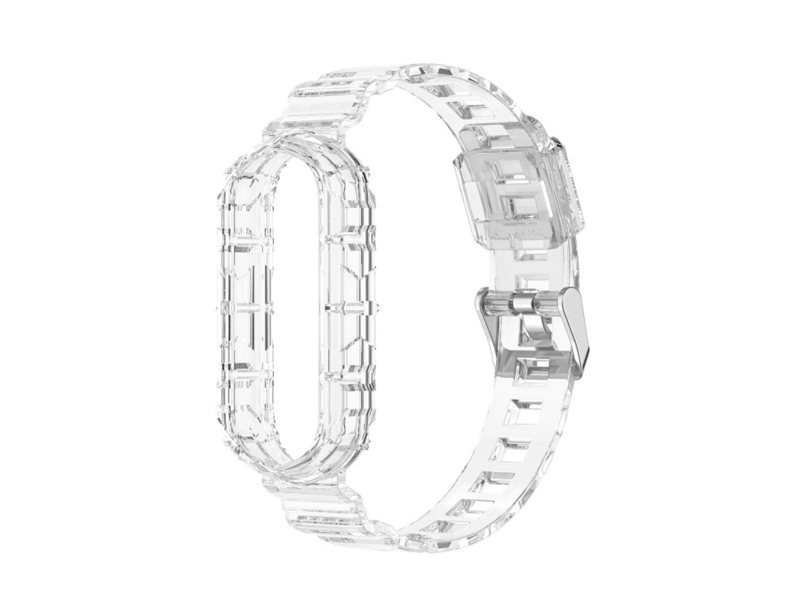 Pulsera Em Tpu Cor Sólida Transparente Para O Seu Xiaomi Mi Band 6
