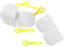 Conjunto De 5 Peças Corrente Interruptor Plástico Branco Para Lâmpada