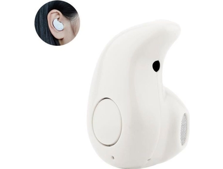Auriculares Invisível Sem Fio Smartphone Htc Para Apple, Samsung, Sony Tera Bluetooth Branco