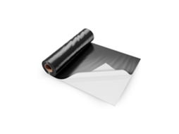 Rolo De Cobertura Plástica Resistente Vevor 10 Mil 3,05x30,48 M Preto E Branco