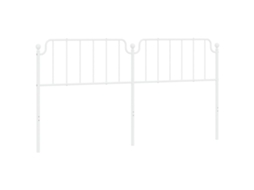 Cabeceira de substituição de 200 cm em metal branco, exclusiva da MAISON.