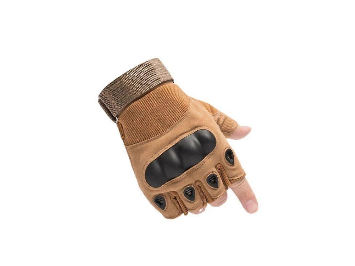 (vermelho, Tamanho G) Luvas De Meio Dedo Para Motociclismo, Luvas Militares Para Atividades Ao Ar Livre, Luvas Para Ciclismo