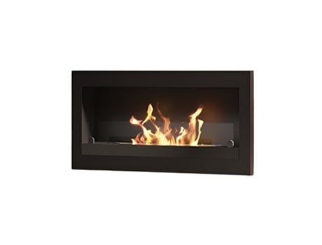 Lareira Bioetanol Verona Preta 3000W TECNOAIR SYSTEM