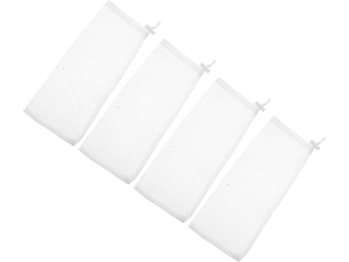 Inoomp Kit de 4 Sacos para Alimentação de Pássaros, com Cordão Ao Vento, Alimentador Robusto em Malha Hexagonal de CHABERLU