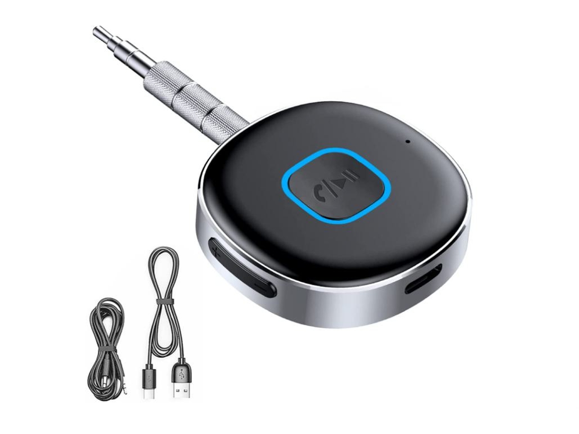 Adaptador Aux Bluetooth Yizhood J33 3.5mm 10h Playtime Preto