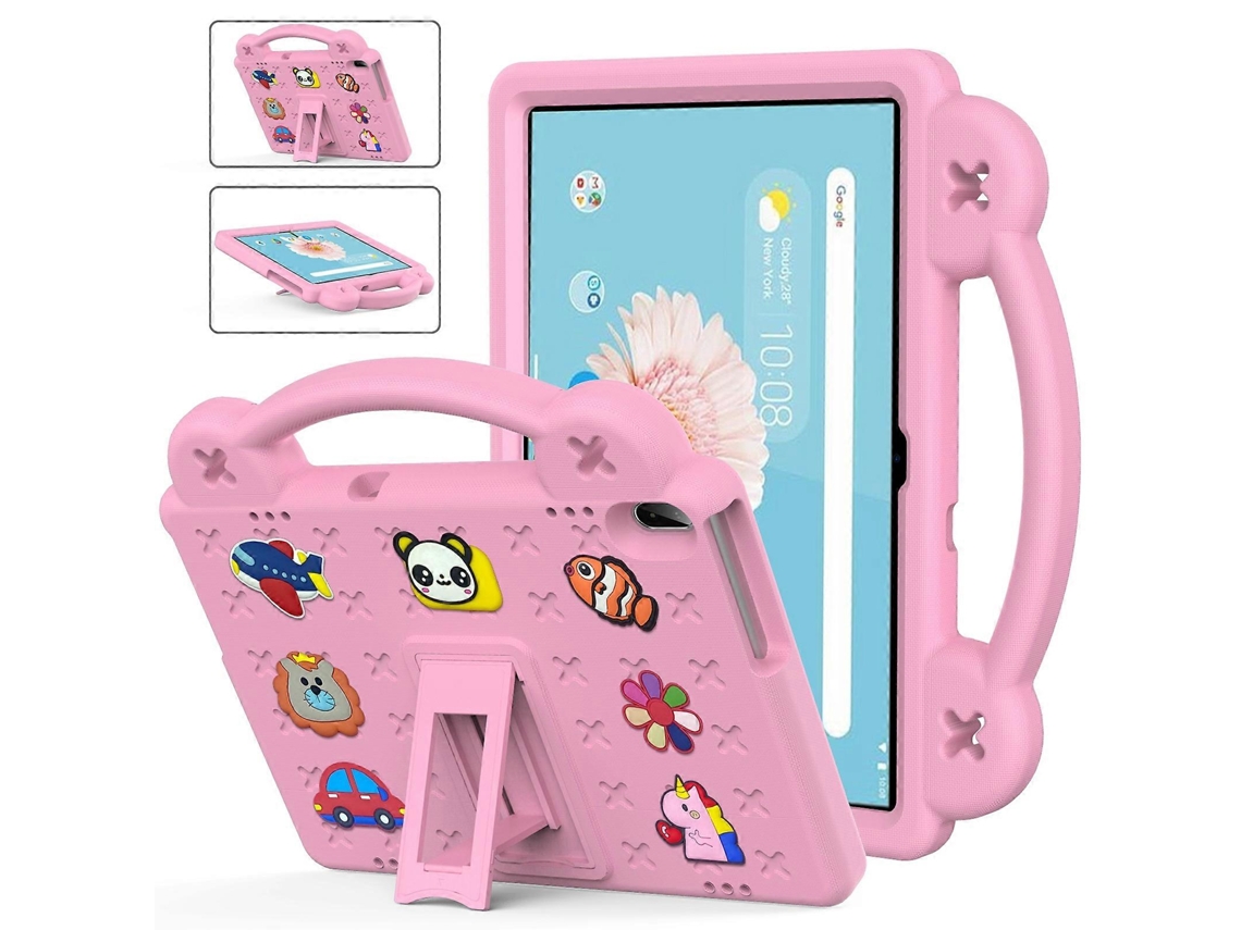 Capa Para Tablet Infantil Em Eva Resistente A Impactos Com Alça E Suporte Integrado Para Lenovo Tab M10 X605 / X505 / Tab P10 X705