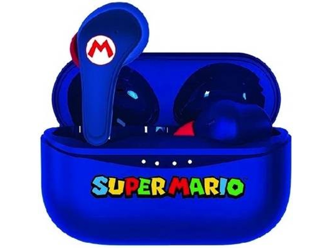 Auriculares OTL Nintendo - Super Mario (In Ear - TWS - Azul)